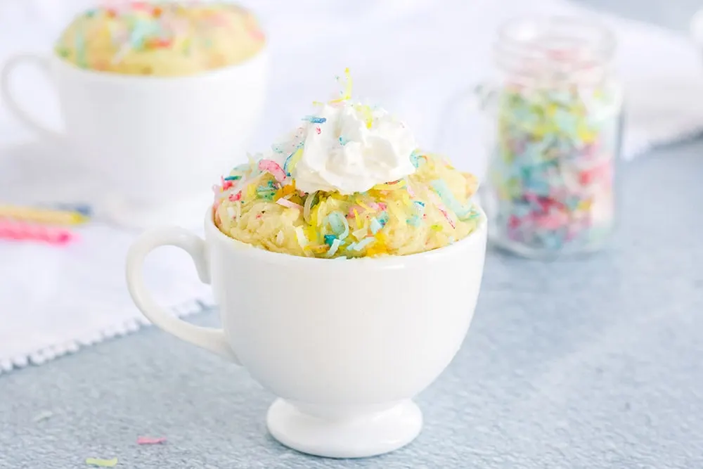 Funfetti Mug Cake - Kirbie's Cravings