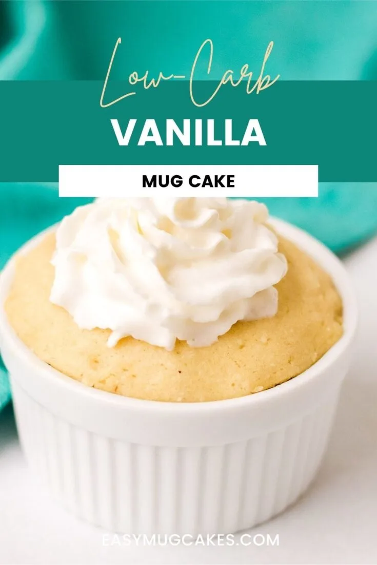 Keto Vanilla Mug Cake With Cream Cheese & Coconut Flour – Keto Millenial