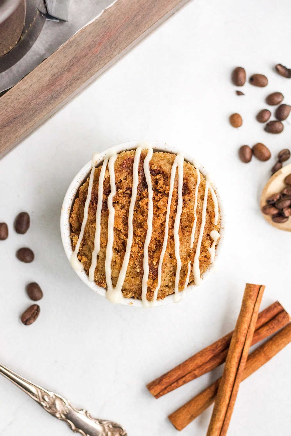 Low-Carb Coffee Cake in a Mug - easymugcakes.com