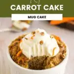 Carrot cake with a bite taken out of it