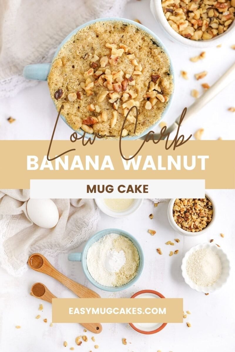 Low-Carb Banana Mug Cake - easymugcakes.com