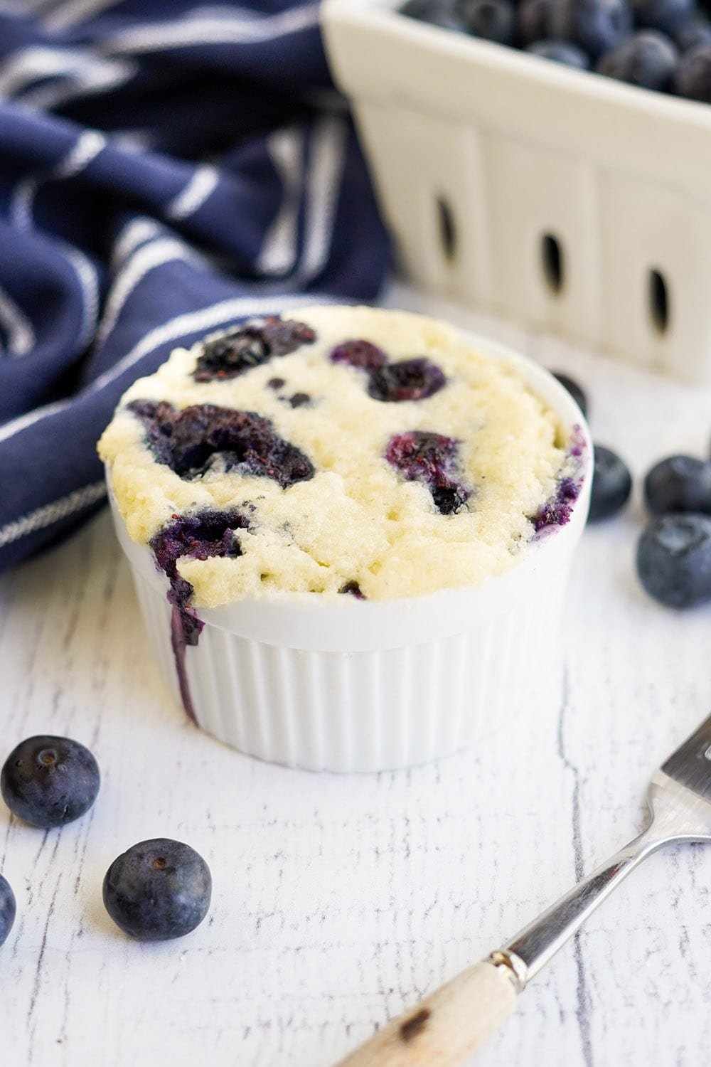 Keto Blueberry Mug Cake